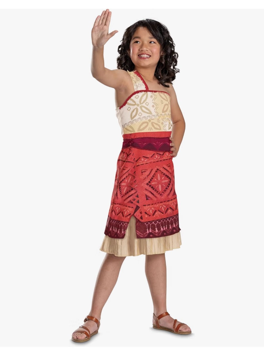Disney Moana 2 Girls Costume dress NEW M 7-8 Halloween